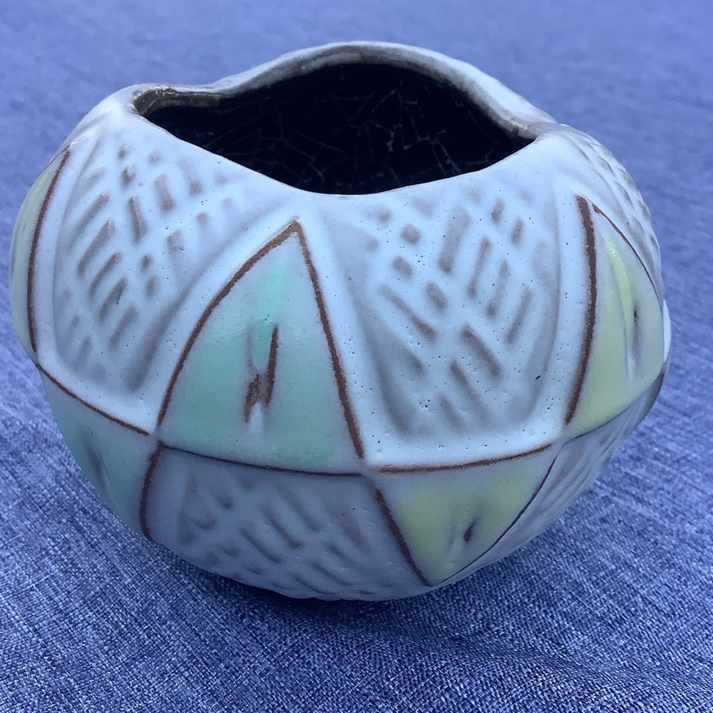 Vintage Carstens West Germany Small Pot Planter Vase